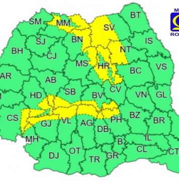 ANM: Atenţionare de Cod galben de ninsori viscolite