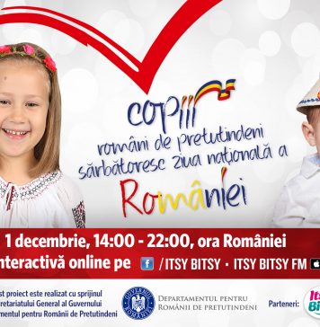 Copiii români de pretudindeni sărbătoresc Ziua Națională a României