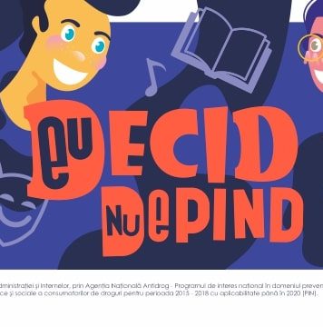 2000 de elevi de gimnaziu și 1500 de liceeni au aflat ce înseamnă riscurile și efectele consumului de droguri, în cadrul proiectului „EU DECID. NU DEPIND”