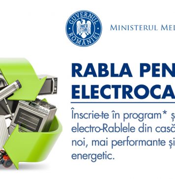 15 decembrie – data la care debutează Programul Rabla pentru Electrocasnice