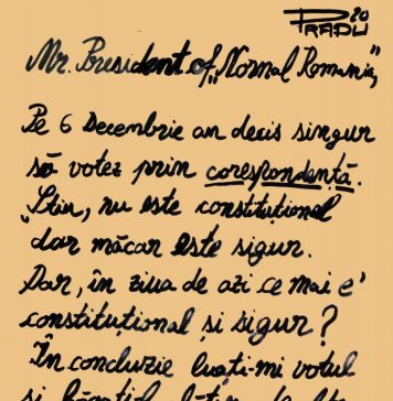 VOT PRIN CORESPONDENȚĂ