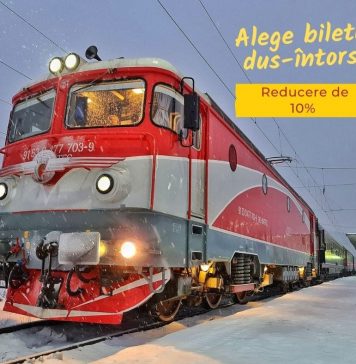 CFR Călători anunță o reducere de 10% la cumpărarea biletului dus-întors