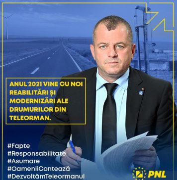 ANUNȚ / Deputatul PNL Cristi Barbu: Anul 2021 vine cu noi reabilitări și modernizări ale drumurilor din Teleorman
