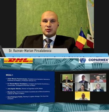 Consilierul Economic Răzvan Pîrcălăbescu, la un important eveniment – organizat de Confederația Patronală a Mexicului: România devine unul dintre actorii importanți, luați în calcul pentru consultările în materie de comerț exterior