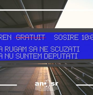 Protest al studenților în fața Gării de Nord față de pierderea gratuității la tren
