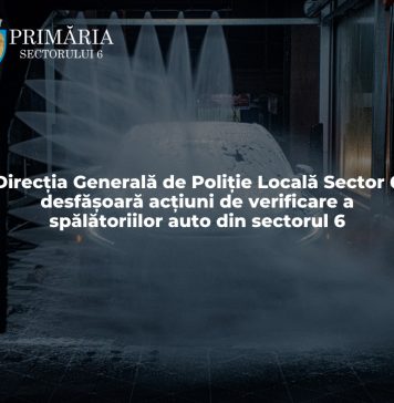 Sectorul 6: Nereguli la spălătorii auto, sancţionate cu amenzi. În trei cazuri s-a interzis activitatea