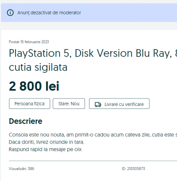 CERT-RO descoperă o nouă tentativă de fraudă pe platforma OLX