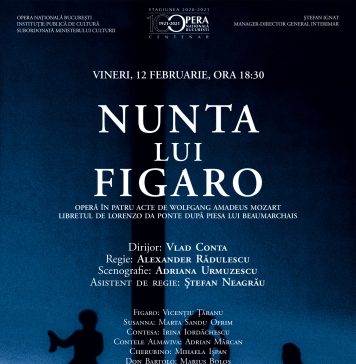 Opera Națională București își redeschide Sala Mare de spectacole cu „Nunta lui Figaro”