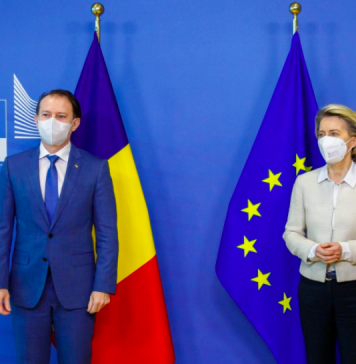 Premierul Florin Cîțu s-a întâlnit la Bruxelles cu șefa Comisiei Europene, Ursula von der Leyen