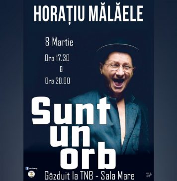 Horaţiu Mălăele susţine două reprezentaţii cu recitalul “Sunt un orb”, de Ziua Femeii