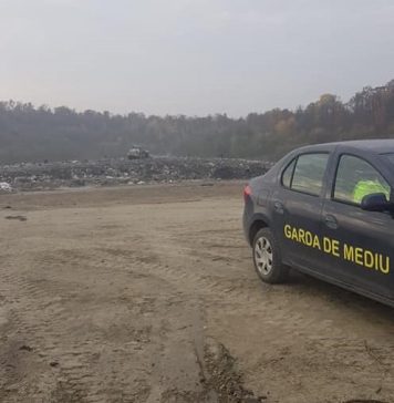 Garda de Mediu Gorj, amendă de 30.000 de lei pentru exploatare ilegală de agregate minerale din Jiu