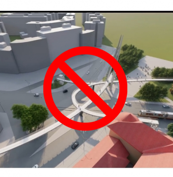 Asociația Metrou Ușor: Pasarelele în centrul orașului sunt o greșeală