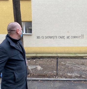 Primarul Sectorului 2, clarificări despre disputele din jurul mesajului „Jos cu sataniștii care ne conduc”, mâzgălit pe pereții din București