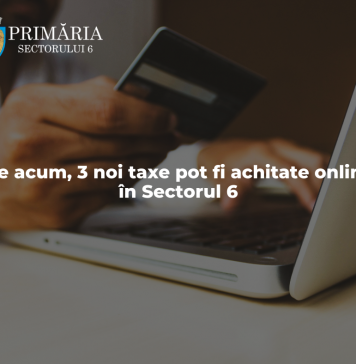 Trei noi taxe pot fi plătite online în Sectorul 6