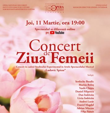 „Concert de Ziua Femeii” – transmis online de Opera Națională București