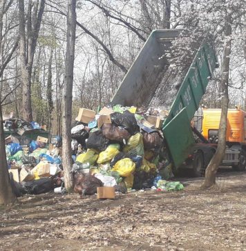 FOTO. Munți de gunoaie, într-unul dintre cele mai frumoase parcuri din București/ Armand: Nu putem sta cu brațele încrucișate