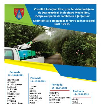 Începe campania de combatere a țânțarilor în Ilfov