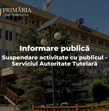 Primăria Sectorului 6 suspendă activitatea Serviciului Autoritate Tutelară