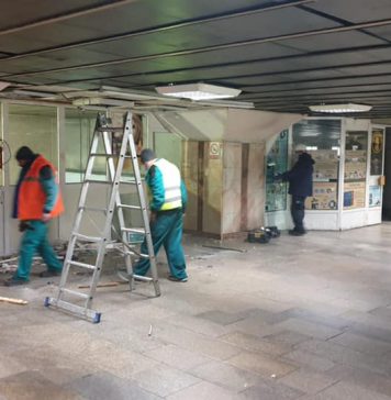 Au fost demolate și magazinele de la stația de metrou Gara de Nord