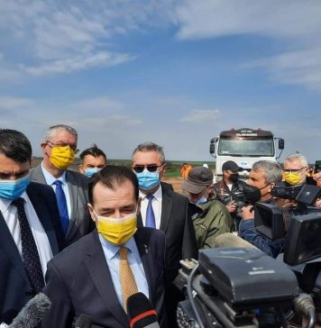 Orban, vizită pe șantierul Drumului Expres Craiova – Pitești: Obiectivul nostru fundamental este să conectăm Oltenia la infrastructura de transport europeană