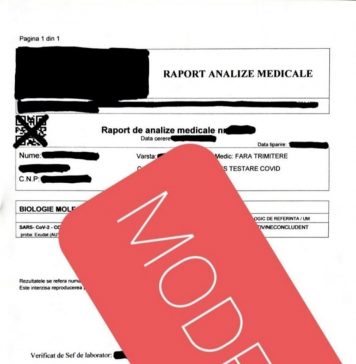 Bucureștean care vindea cu 150 de lei rapoarte false pentru teste COVID-19, ridicat de poliţişti