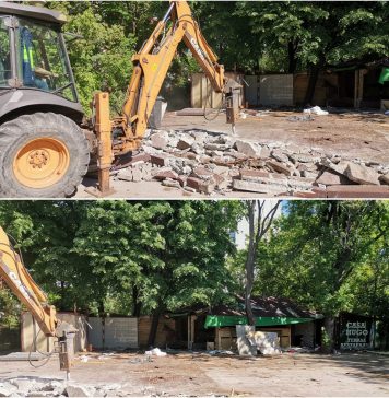 Ciprian Ciucu: O terasă construită ilegal în Sectorul 6 a fost dărâmată