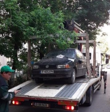 O nouă acțiune de ridicare a mașinilor abandonate în Sectorul 2