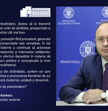 Bogdan Aurescu(MAE), mesaj de Ziua Românilor de Pretutindeni: Împreună vom reuși să contribuim la bunăstarea și prosperitatea comunităților de români din străinătate