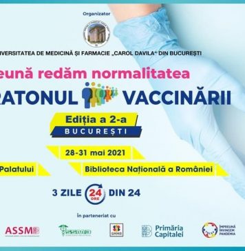 Astăzi începe ediția a 2-a a Maratonului Vaccinării la Sala Palatului și Biblioteca Națională a României