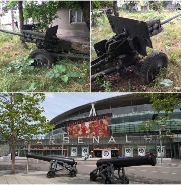 FOTO Sectorul 6 are în proprietate două tunuri. Ciucu se consultă cu cetățenii: Să cer un proiect de încadrare peisagistică?