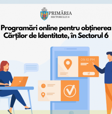 Programări online pentru buletine, în Sectorul 6