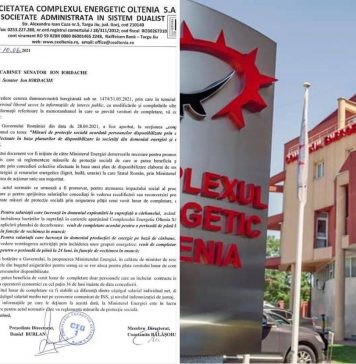 Senatorul Iordache(PNL Gorj) – nemulțumit de pachetele sociale oferite pentru disponibilizații din CE Oltenia: Încetați cu dubla măsură!