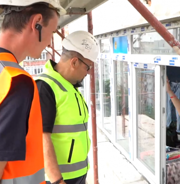 VIDEO Cristian Popescu Piedone, în vizită pe schelele din Sectorul 5, pentru a verifica stadiul lucrărilor de reabilitare