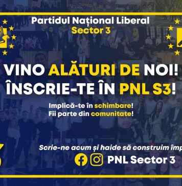 PNL Sector 3 caută oameni noi, ”cu idei, cu viziune și cu drag de implicare”