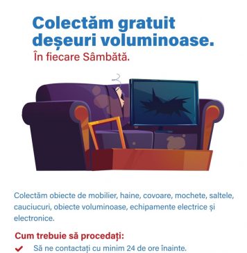 Campanie de informare în Sectorul 2 despre colectarea gratuită a deșeurilor voluminoase