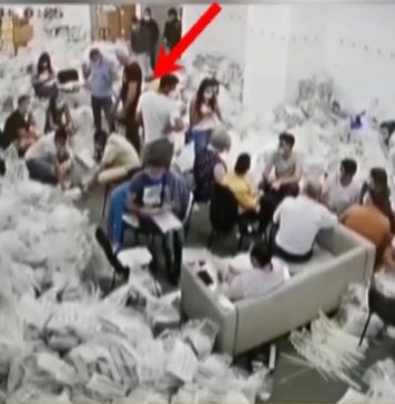 IMAGINI ULUITOARE! Clotilde Armand – filmată în timp ce umbla în sala cu sacii cu voturi după alegerile de la Primăria Sectorului 1