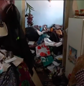 Acțiune de salubrizare într-un apartament din Ferentari
