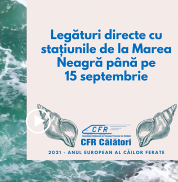 Legături directe cu trenul către staţiunile de la mare până pe 15 septembrie