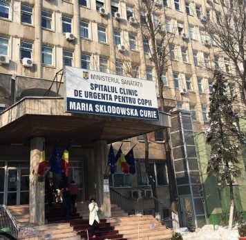 Incendiu la Spitalul pentru copii Marie Curie din Capitală