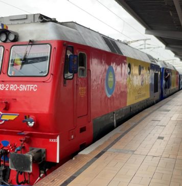 Trenul „Connecting Europe Express” a sosit în Gara de Nord – FOTO
