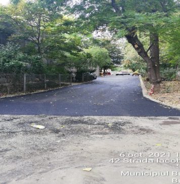 FOTO / Continuă lucrările de asfaltare a aleilor și de amenjare a parcărilor, în Sectorul 5; Au început lucrări de refacere parcari, reparatii locale sistem rutier, trotuare si alei acces bloc pe Str. Baltagului și Aleea Botorani