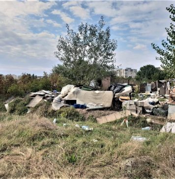 Fotolii, cărucioare şi materiale de construcţii, adunate de pe malurile lacului Fundeni FOTO