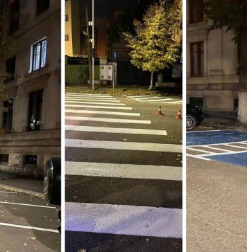 Administraţia Străzilor Bucureşti a executat 174.711 mp de marcaje rutiere