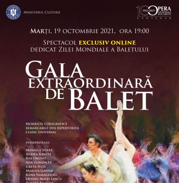 Gală Extraordinară de Balet transmisă online de ONB cu ocazia Zilei Mondiale a Baletului
