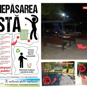 Campanie de informare în Sectorul 1 pentru menţinerea curăţeniei pe spaţiile publice