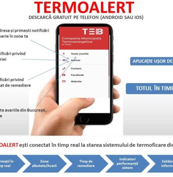 S-a lansat aplicația prin care bucureștenii pot verifica în timp real starea sistemului de încălzire