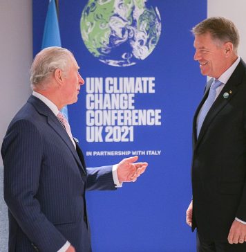 FOTO/Klaus Iohannis s-a întâlnit cu Prinţul Charles, la Summitul privind Schimbările Climatice