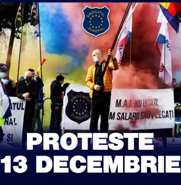 Poliţiştii încep de luni protestele pentru respectarea legii salarizării