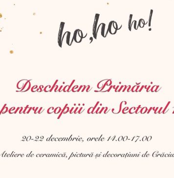 Primăria Sectorului 1 găzduiește mai multe ateliere de creație pentru copii