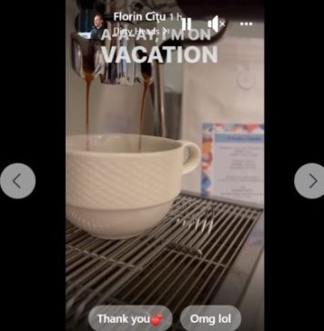 Pe ce melodie își pregătește cafeaua Florin Cîțu – VIDEO